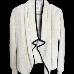 ABERCROMBIE FUZZY OPEN FRONT CARDIGAN XS